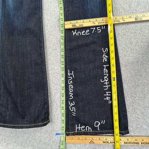 Citizens of Humanity Kelly Jeans Women 30 (32x35) Bootcut NEW Pacific Ocean Blue - Picture 10 of 16